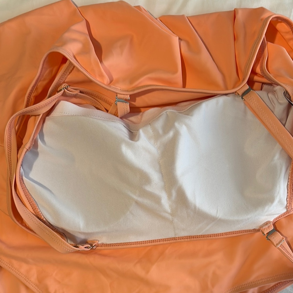 Coral Ruffle Swimsuit - Picture 4 of 5